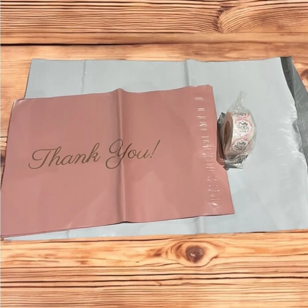 Reseller Shipping Bundle 525 pcs Polymailers Stickers Bags Pink Small Business